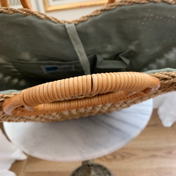 XSetmar Straw Bag Lined Multi Color - Picture 5 of 10